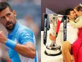 Novak Djoković z pucharem ATP Finals i żoną. Mimo sukcesów, jego życie naznaczyła rodzinna tragedia.
