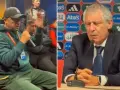 Konferencja prasowa po meczu Santos FC. Trener Fernando Santos odpowiada na pytania dziennikarzy.